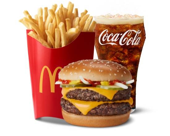 Order Double Quarter Pounder with Cheese Meal food online from Mcdonald store, Philadelphia on bringmethat.com