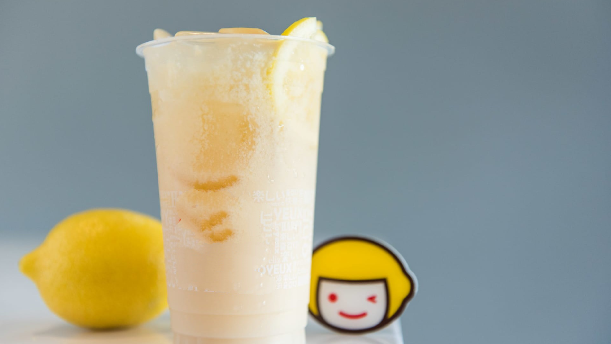 Order C5. Wintermelon Lemonade (L) food online from Happy Lemon store, Bellevue on bringmethat.com