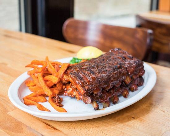Order Half Baby Back Ribs food online from The Smoke Daddy store, Chicago on bringmethat.com