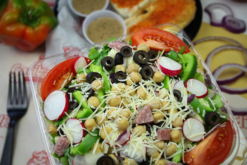 Order Gino's Italian Salad food online from Garibaldi'S Italian Eatery store, Arlington Heights on bringmethat.com