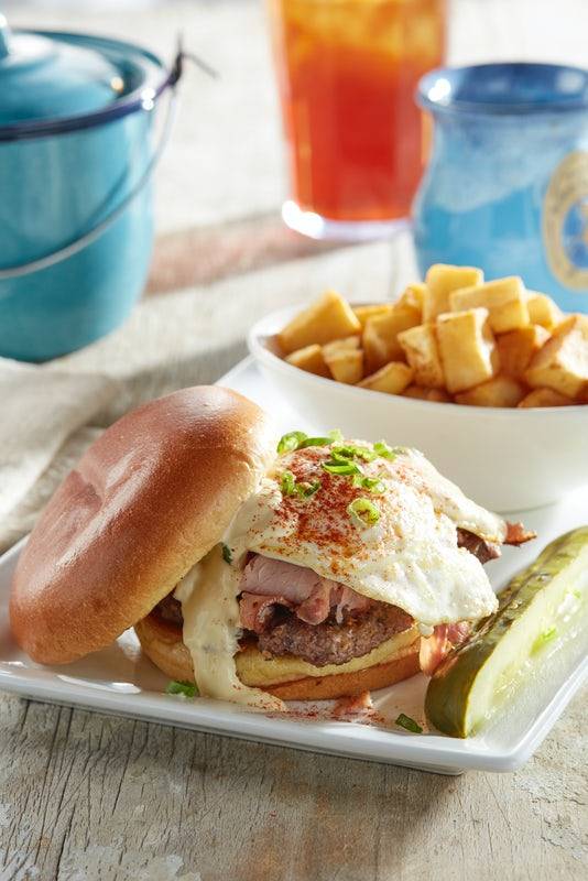 Order Benedict Burger food online from Another Broken Egg Cafe store, Fishers on bringmethat.com