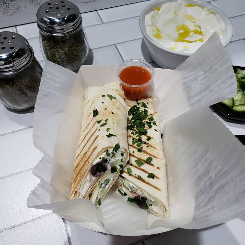 Order Labneh Sandwich food online from Cafe Yafa store, Natick on bringmethat.com