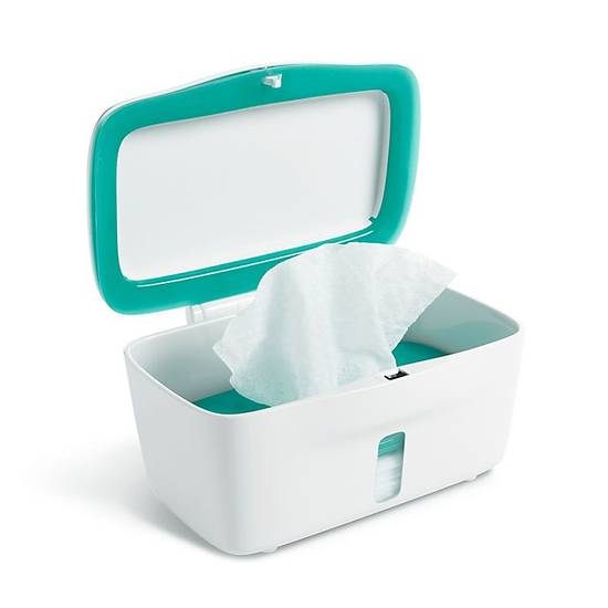 Order OXO Tot® Perfect Pull™ Wipes Dispenser in Teal food online from Buybuy Baby store, Rancho Cucamonga on bringmethat.com