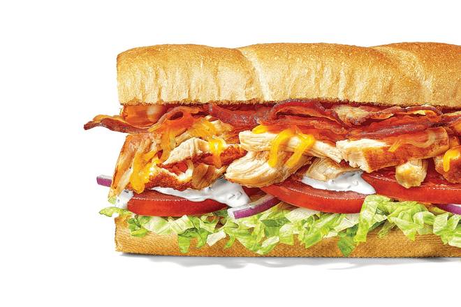 Order Chicken & Bacon Ranch 6 Inch Regular Sub food online from Subway store, Tucson on bringmethat.com