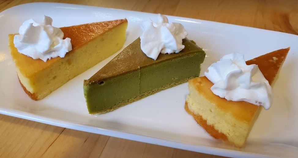 Order Mini Matcha Cheesecake food online from Matcha Time Cafe store, Ellicott City on bringmethat.com