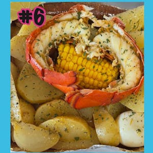 Order #6 Larry (1 Lobster Tail) food online from Kracked Crab store, Beaverton on bringmethat.com