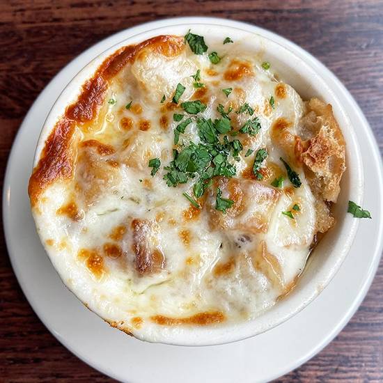 Order French Onion Soup food online from Granite City Food & Brewery store, Franklin on bringmethat.com