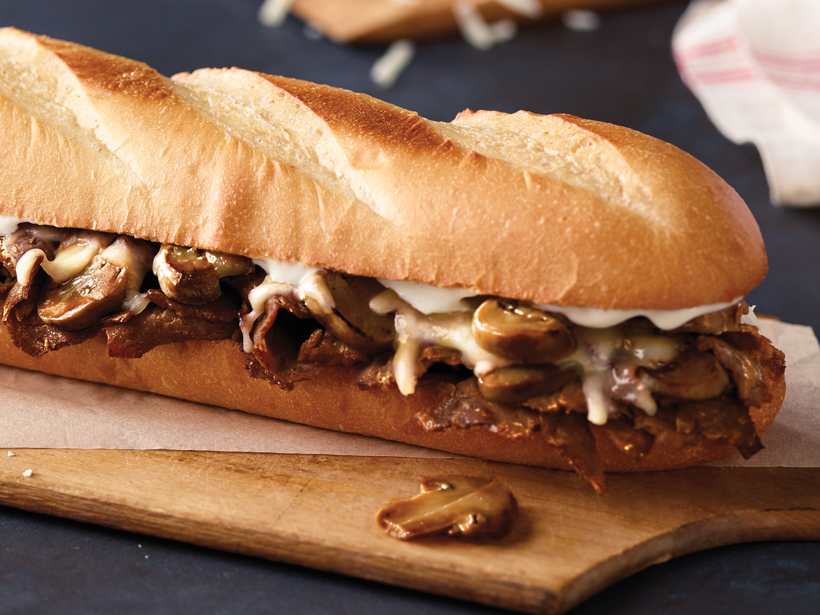 Order Steak and Cheese Sub food online from Marco Pizza 8450 store, Jasper on bringmethat.com