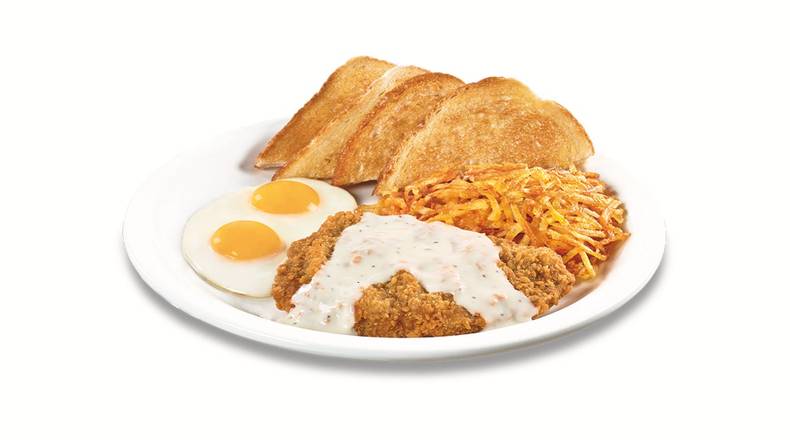 Order Country Fried Steak & Eggs food online from Denny store, Cheyenne on bringmethat.com