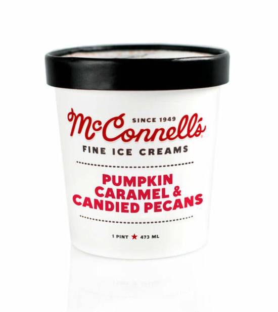 Order McConnell's Pumpkin Caramel & Candied Pecans food online from IV Deli Mart store, Goleta on bringmethat.com