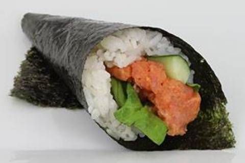 Order Spicy Tuna Hand Roll food online from Sushiboy store, Torrance on bringmethat.com