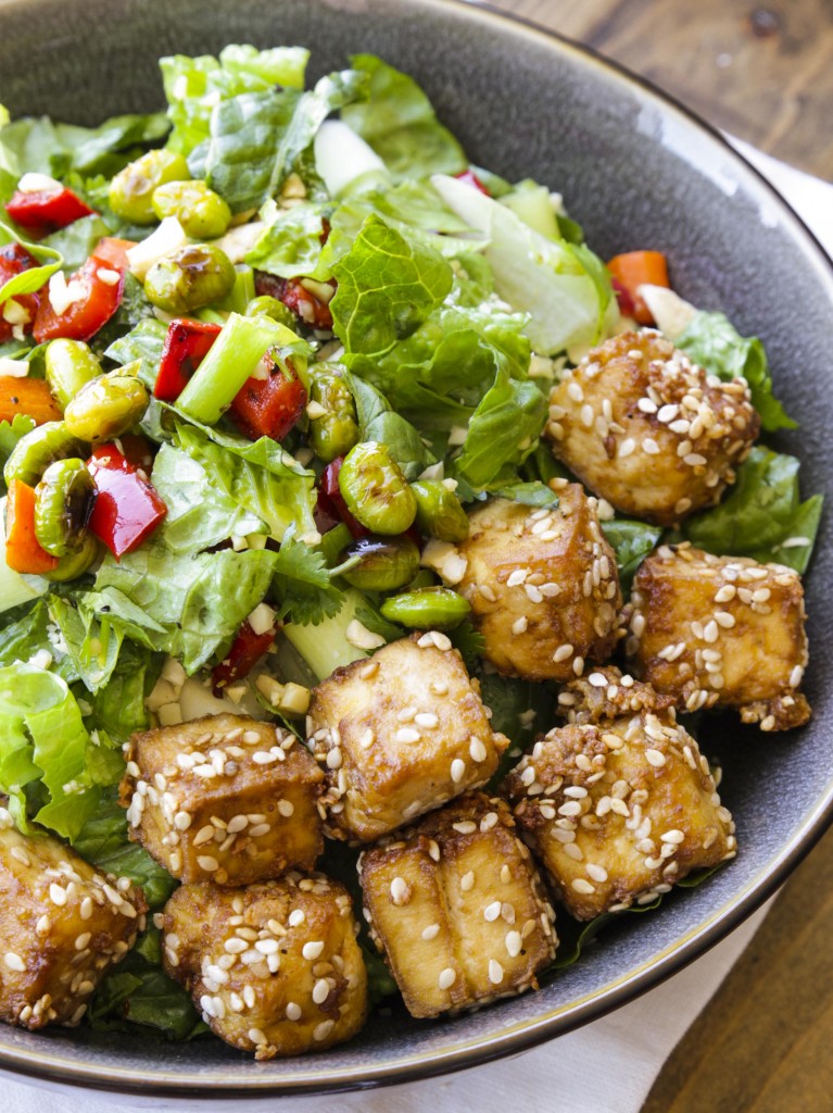 Order Sesame Tofu Salad food online from Caffe Bene store, Jackson Heights on bringmethat.com