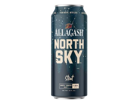 Order Allagash North Sky  - 4x 16oz Cans food online from Wine Expo store, Santa Monica on bringmethat.com