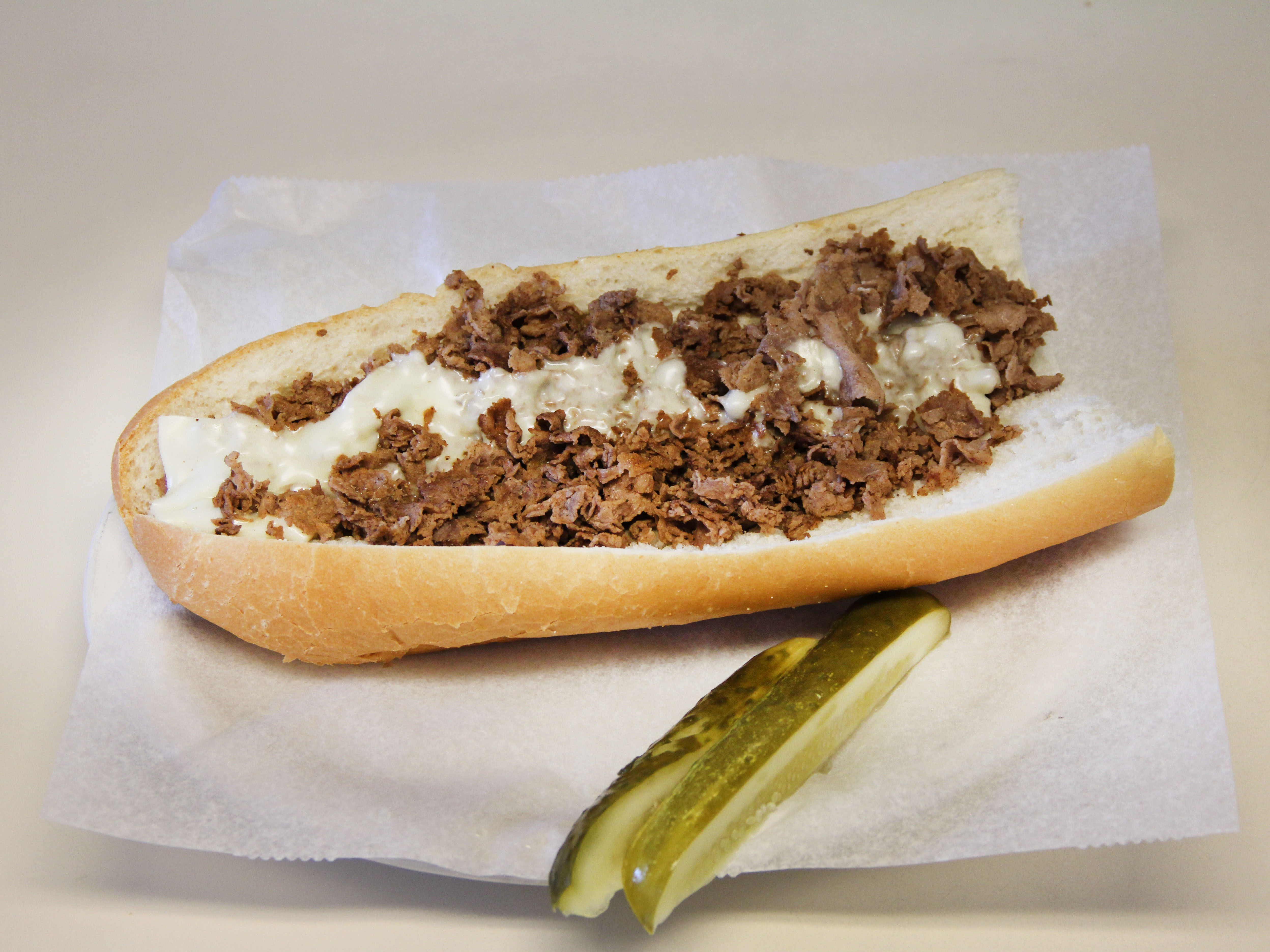 Order 12. Cheese Steak food online from Sub Shoppe store, Maple Shade on bringmethat.com