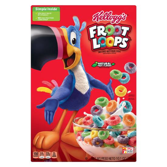 Order Kellogg's Original Froot Loops Cereal 10.1oz food online from Everyday Needs by Gopuff store, Waltham on bringmethat.com