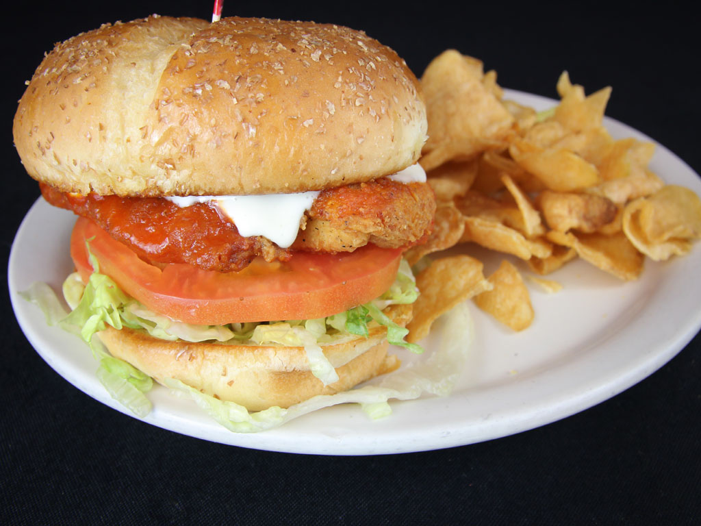 Order Buffalo Chicken Breast Sandwich food online from The Thurman Cafe store, Columbus on bringmethat.com