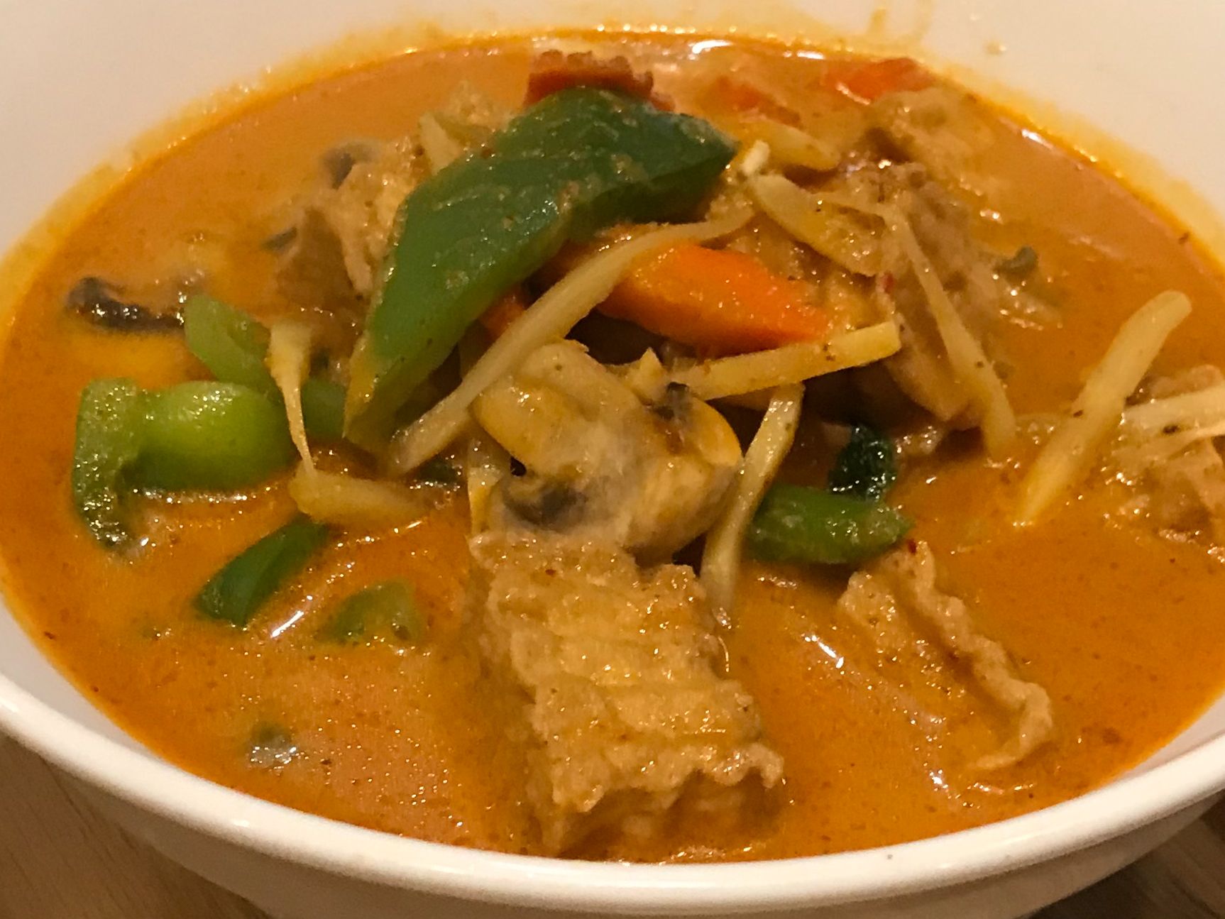 Order RED CURRY food online from Ping Yang Thai Grill & Dessert store, San Francisco on bringmethat.com