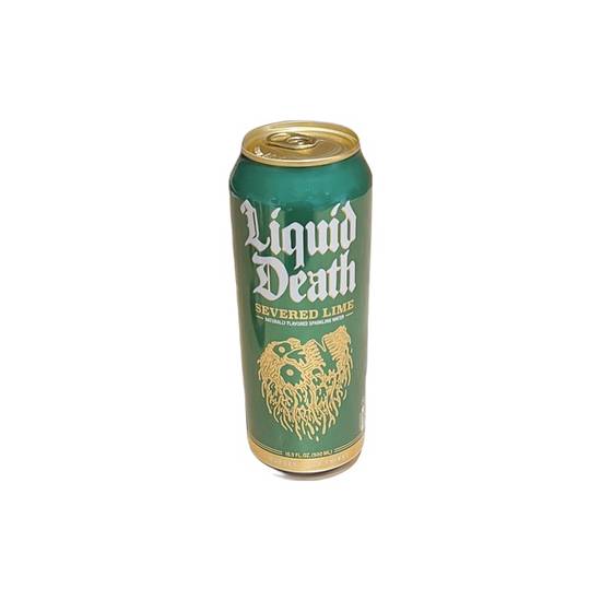 Order LIQUID DEATH SEVERED LIME food online from TKB Bakery & Deli store, Indio on bringmethat.com