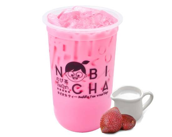 Order Pink Milk food online from Nobi Cha Bubble Tea store, Atlanta on bringmethat.com