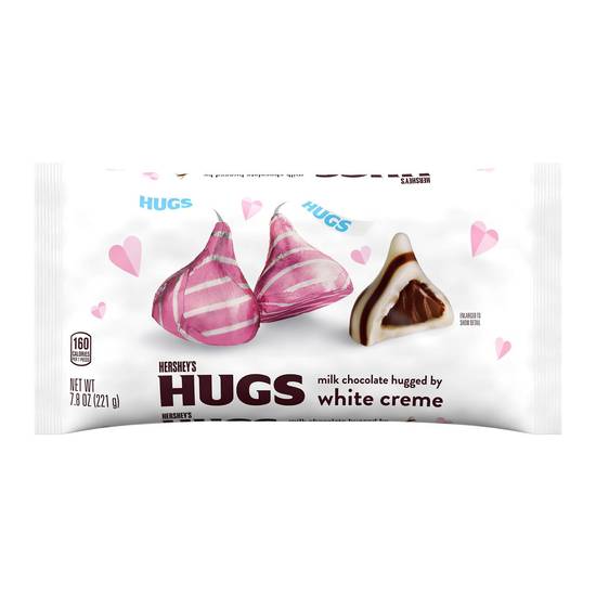 Order HERSHEY'S HUGS Milk Chocolate Hugged by White Creme Candy,Valentine's Day, 7.8 oz food online from CVS store, WALKERTOWN on bringmethat.com