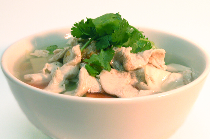 Order Vegetable Chicken Soup food online from Sa Ung Thai Restaurant store, Harbor City on bringmethat.com