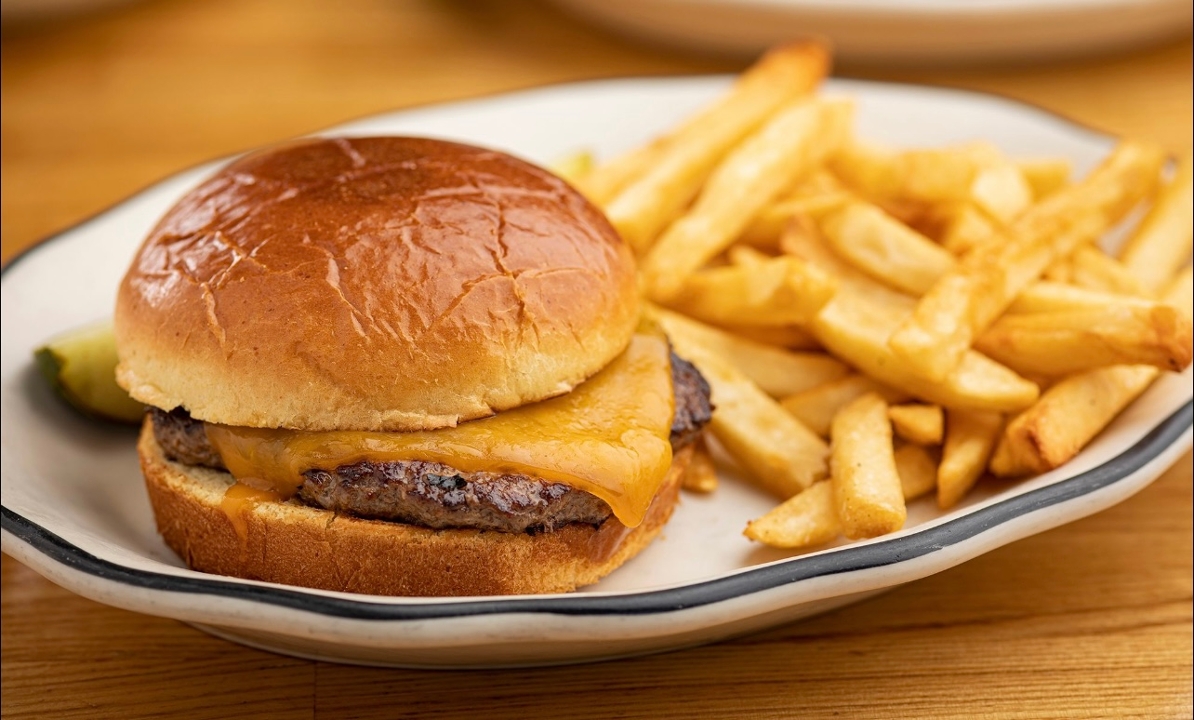Order Kid's Burger food online from Eggy Diner store, Minneapolis on bringmethat.com