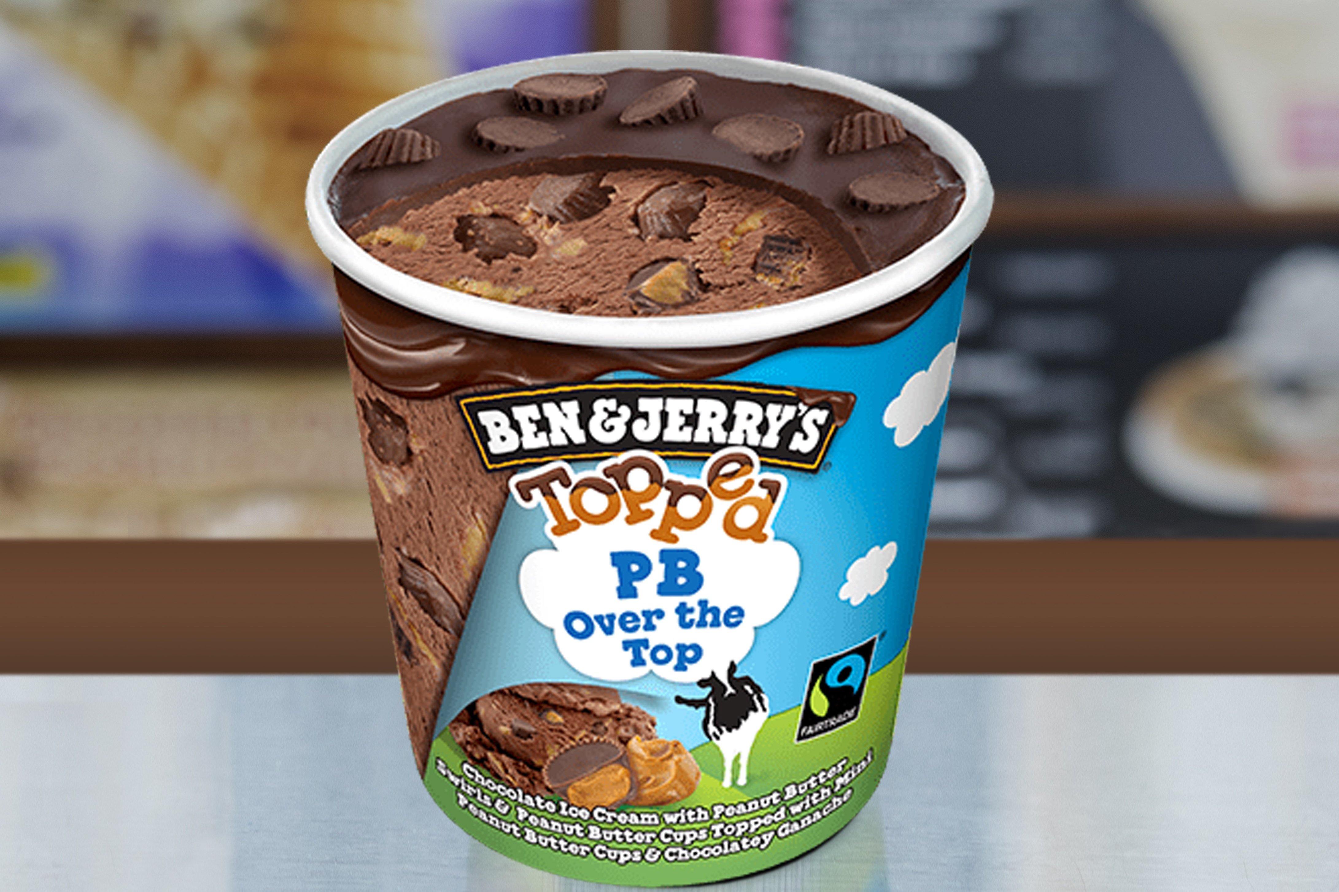 Order "Topped" PB Over the Top food online from Ben & Jerry's store, Plano on bringmethat.com