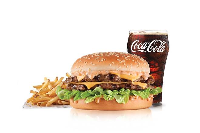 Order The Big Carl® Combo food online from Carl Jr. store, Calexico on bringmethat.com