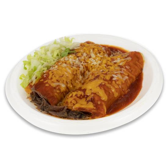 Order Beef Enchiladas food online from Viva Burrito store, Tucson on bringmethat.com