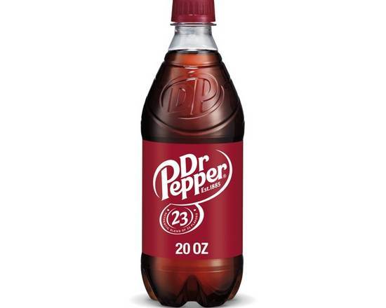 Order Dr Pepper (20 oz) food online from ampm store, SAN BRUNO on bringmethat.com