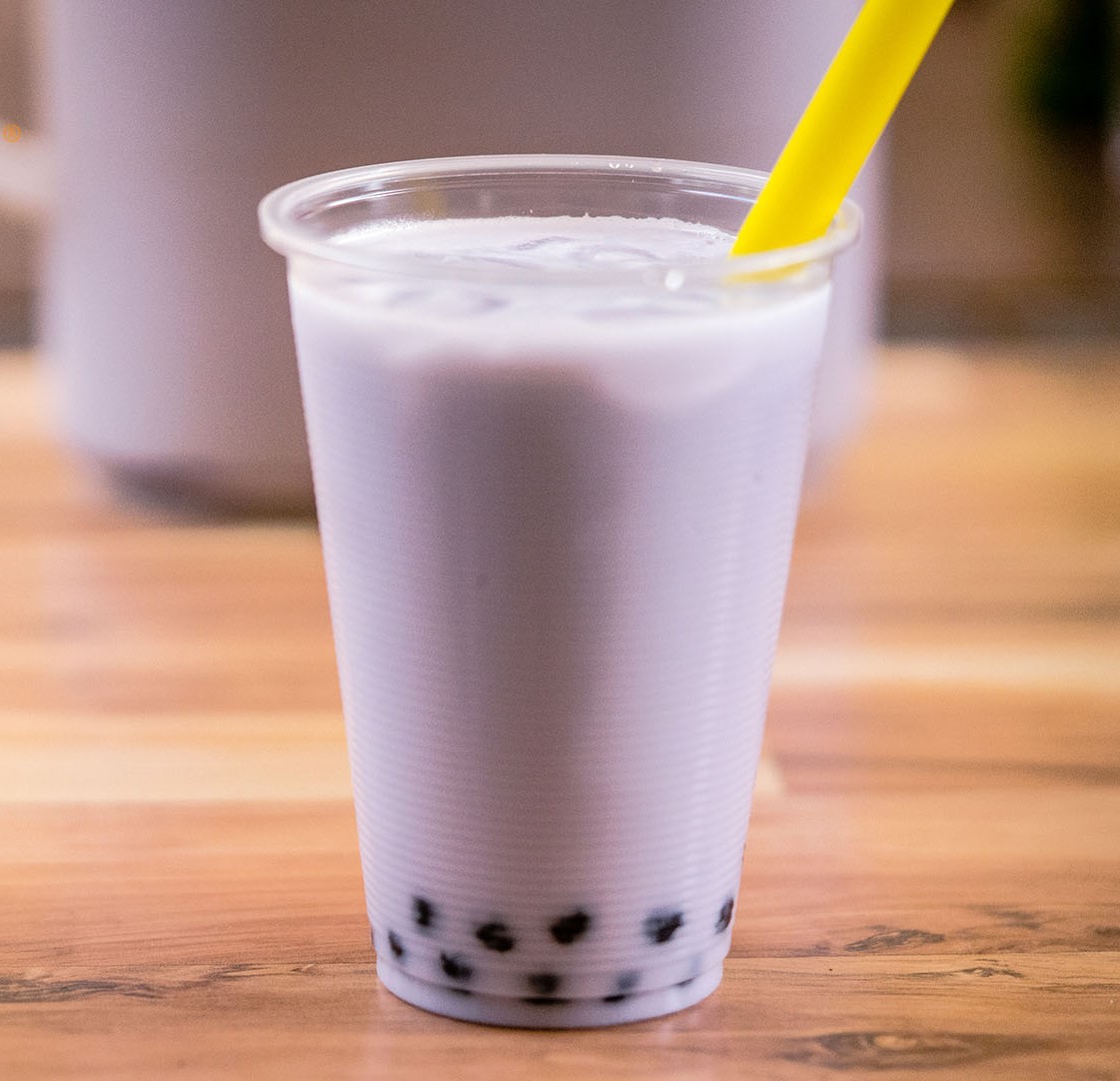 Order Taro Milk Tea food online from Saku Asian Kitchen store, Oxnard on bringmethat.com