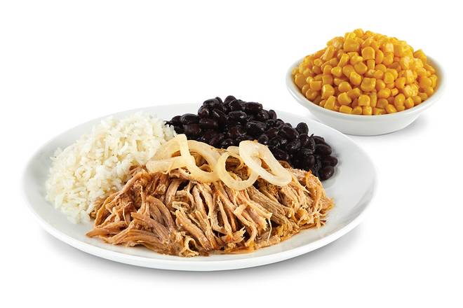 Order Mojo Roast Pork - With Rice and Beans and 1 Additional Side food online from Pollo Tropical store, Lauderhill on bringmethat.com