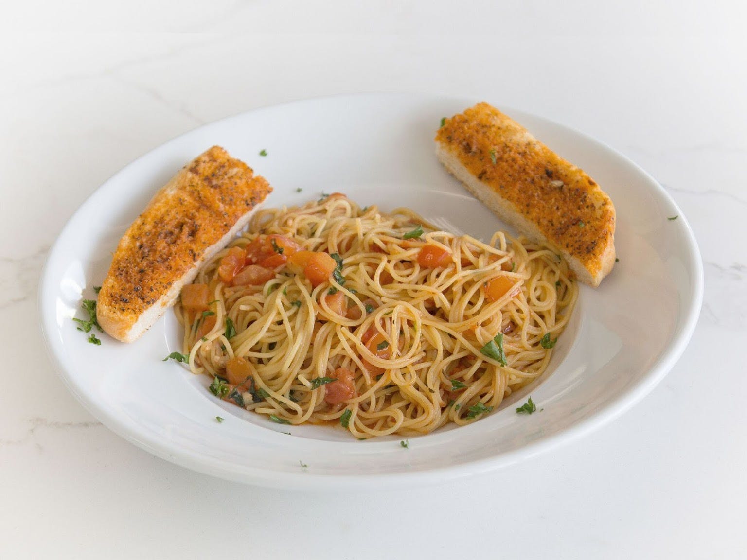 Order Spaghetti Marinara - Pasta food online from Greco's New York Pizza store, Tarzana on bringmethat.com
