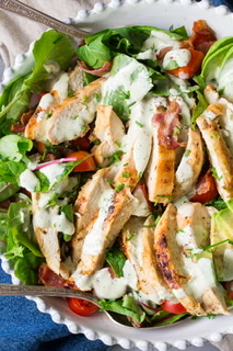 Order Bacon Grilled Chicken Salad food online from New York Pizza & Family Restaurant store, Tannersville on bringmethat.com