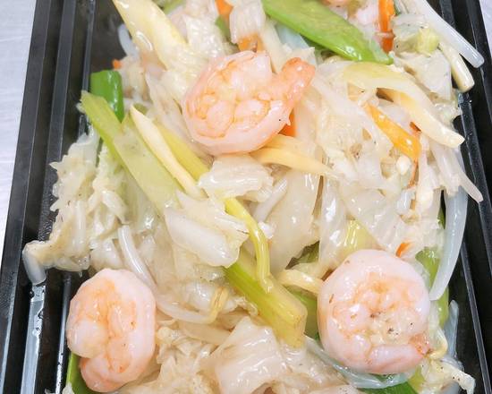 Order Shrimp Chow Mein food online from Wok On Fire store, Austin on bringmethat.com