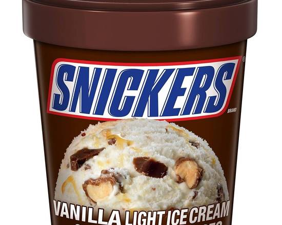 Order Snickers Ice Cream Pint food online from Abc Discount Store store, San Diego on bringmethat.com