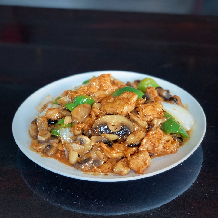 Order Vegan Chicken in Black Bean Sauce food online from Kung Pao Bistro store, West Hollywood on bringmethat.com