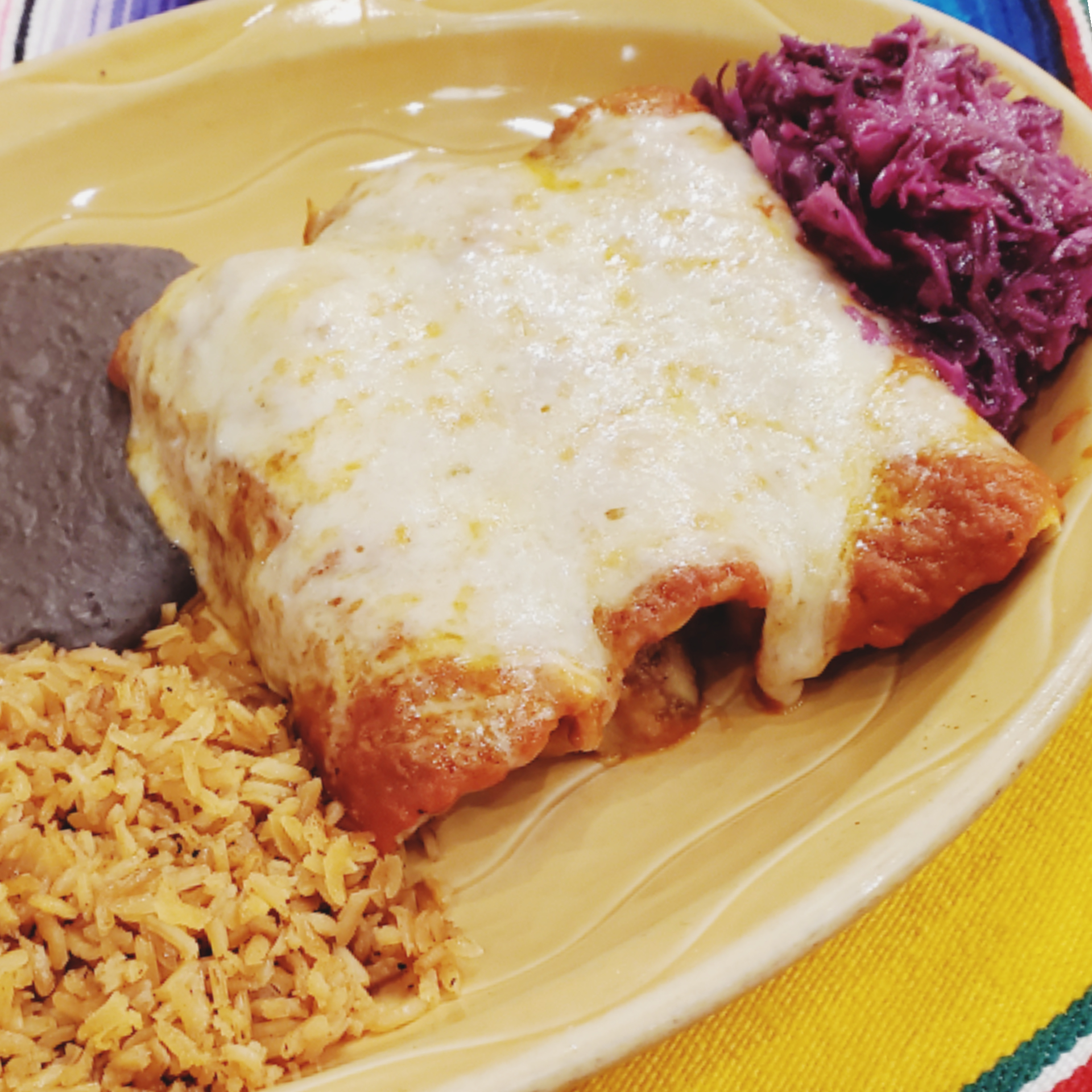 Order Enchiladas Rojas food online from Cafe Sol Azteca store, Newton on bringmethat.com
