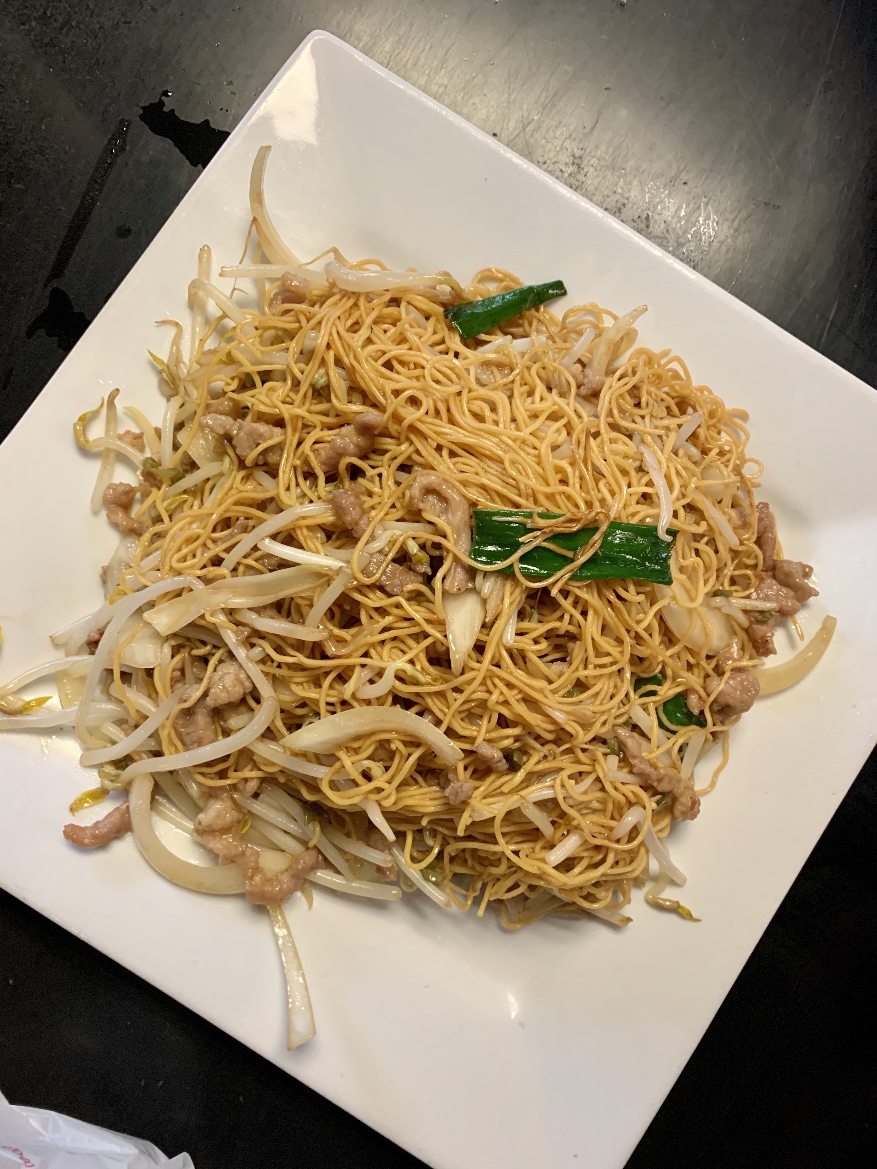 Order Hong Kong Style Pork Chow Mein Special food online from Pho Asian Noodle House & Grill store, Columbus on bringmethat.com