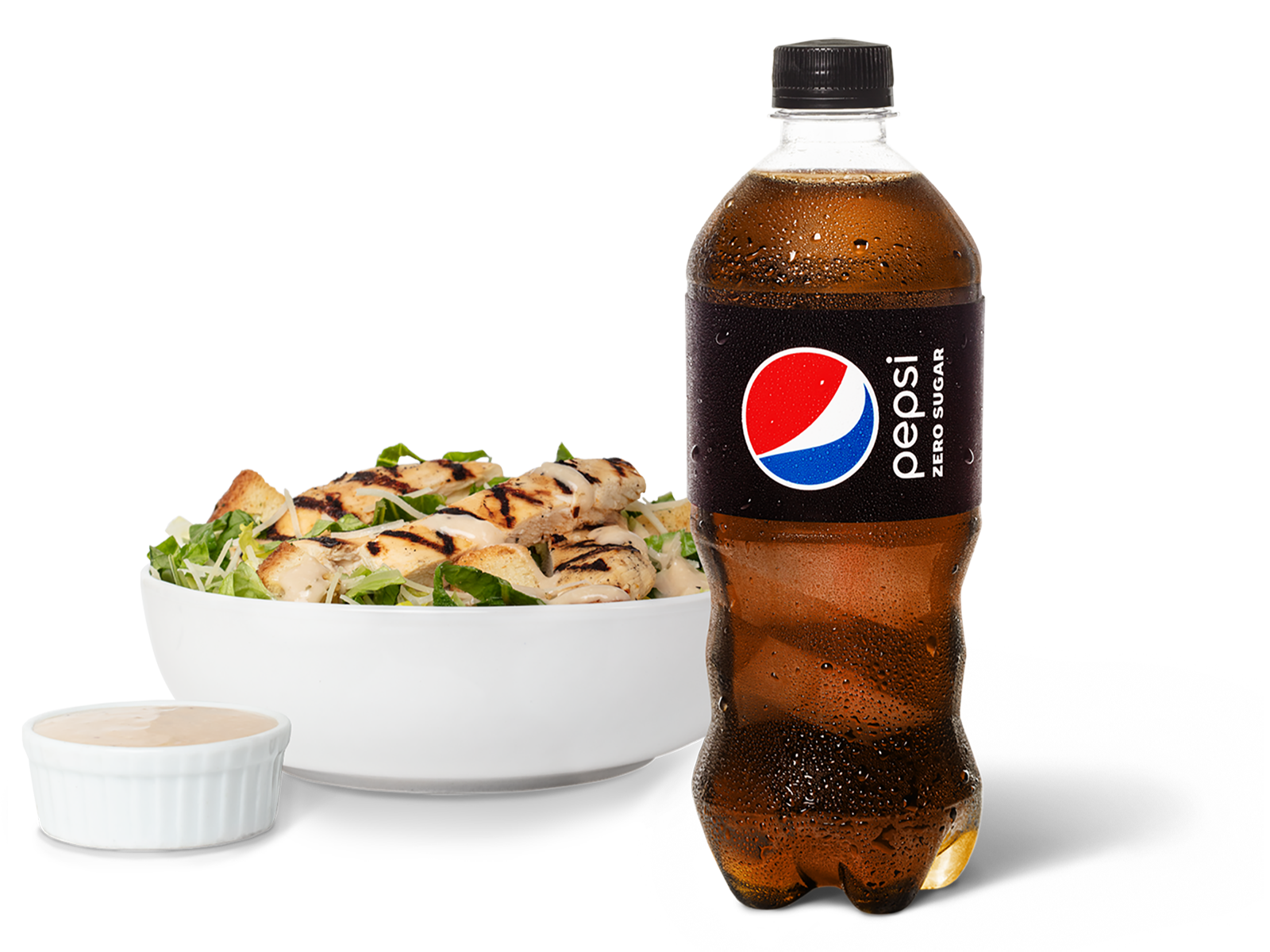 Order Chicken Caesar Salad & Pepsi Zero food online from Pep Place store, Yuma on bringmethat.com