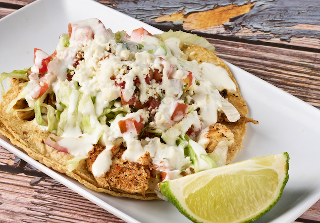 Order Baja Chicken Taco food online from Stacked & Folded store, Winnetka on bringmethat.com