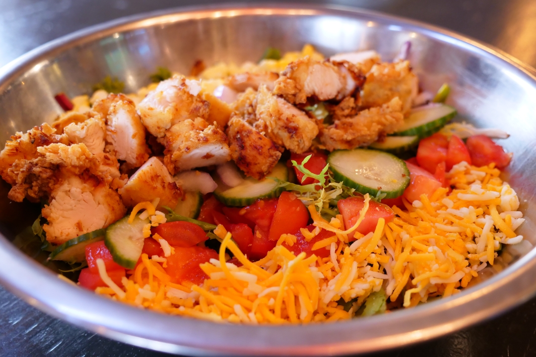 Order Fried Chicken Cobb Salad food online from Pat And Gracie store, Columbus on bringmethat.com