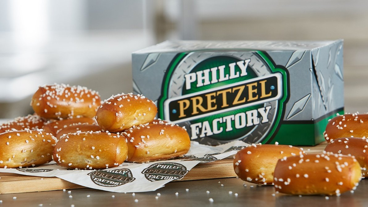 Order Small Rivet Box food online from Philly Pretzel Factory store, Plymouth Meeting on bringmethat.com
