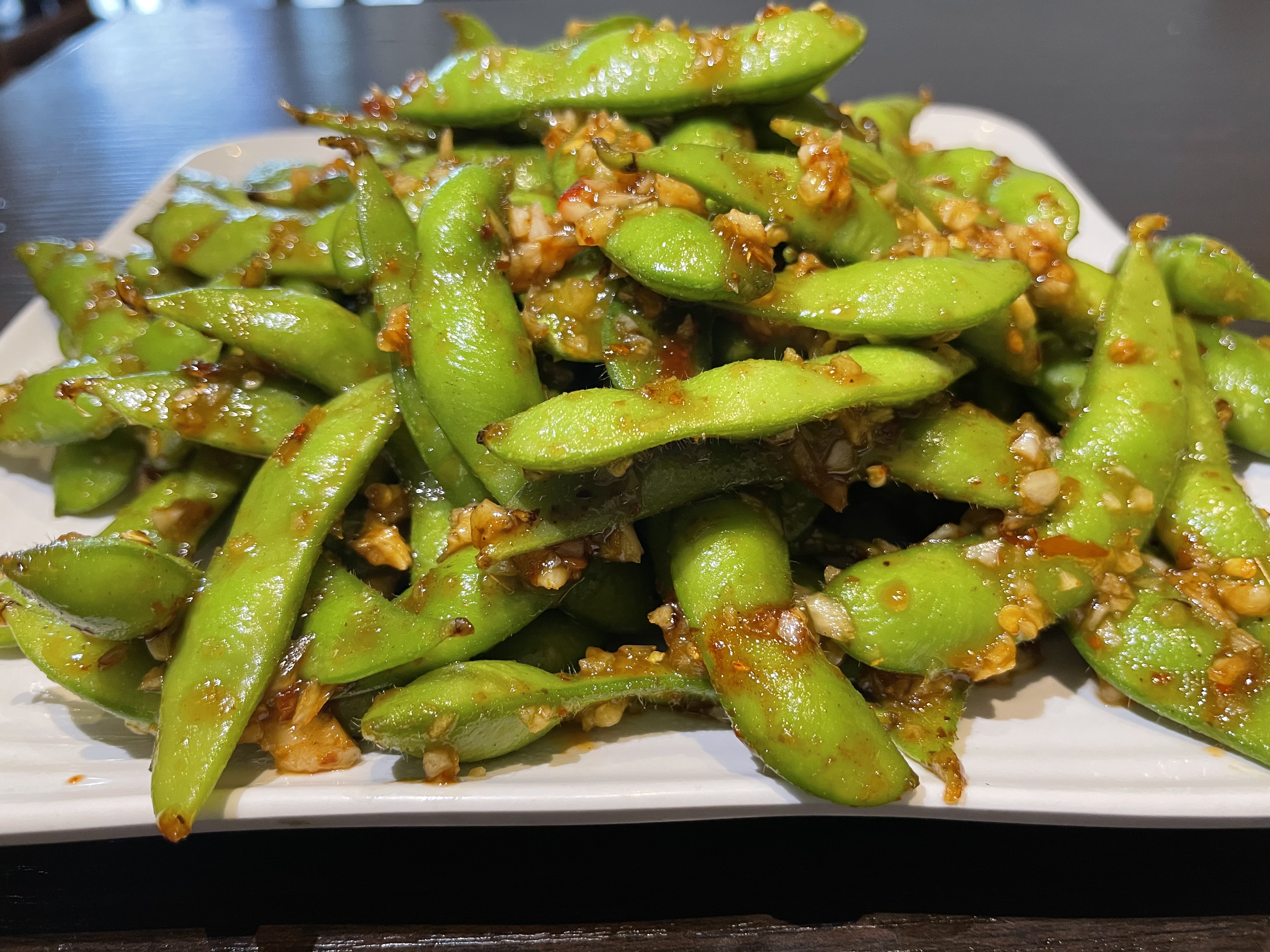 Order Spicy Edamame food online from Lucky Kitchen store, Eastvale on bringmethat.com