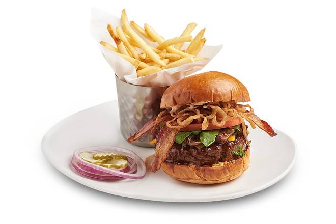 Order Kickin' Short Rib Burger food online from Silver diner - arlington, va store, Arlington on bringmethat.com