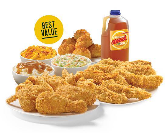 Order 9 Piece Mixed Chicken & 12 Texas Tenders Meal food online from Church Chicken store, Riverdale on bringmethat.com