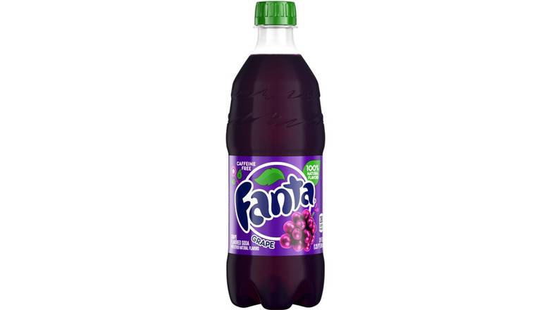 Order Fanta Caffeine-Free Grape Flavored Soda Pop food online from Trumbull Mobil store, Trumbull on bringmethat.com