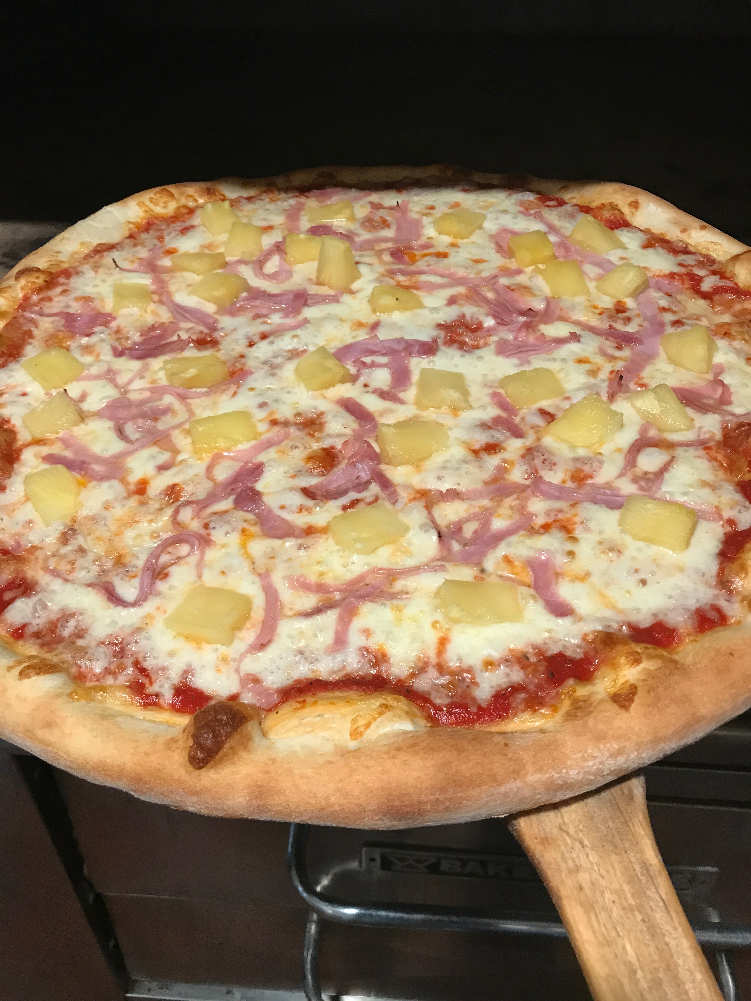 Order Hawaiian Pizza - Personal 10" food online from Nicks Diner store, Oneonta on bringmethat.com