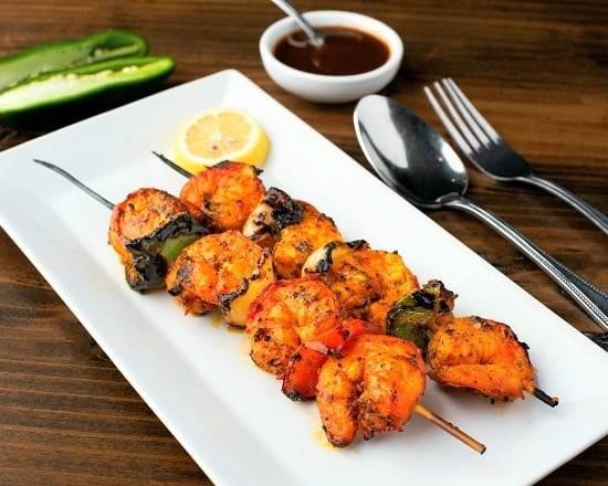 Order Shrimp Shashlik food online from Aga Restaurant & Catering store, Houston on bringmethat.com