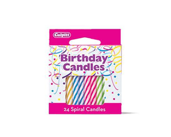 Order Spiral Candles food online from Baskin-Robbins store, Hodgkins on bringmethat.com